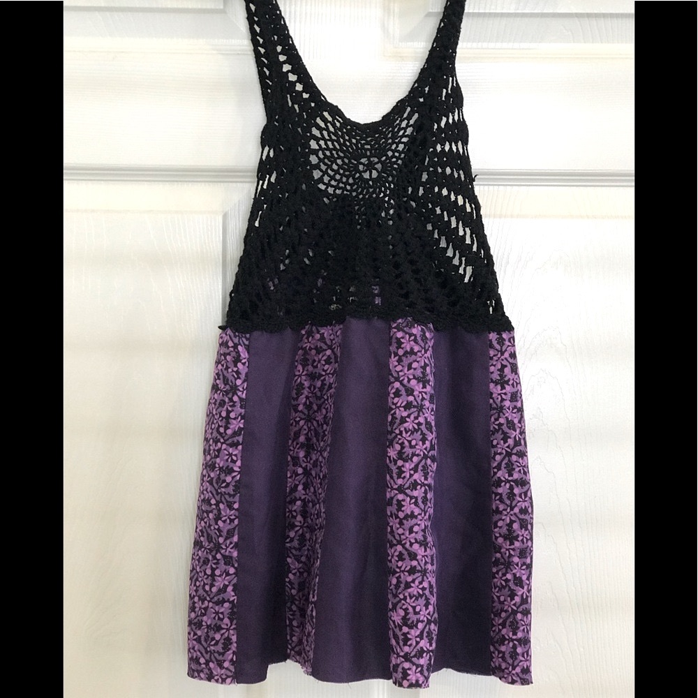 FREE PEOPLE Top with crochet on top